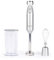 Salter Aspen Blend & Whisk Pro, 2-in-1 Stabmixer, Handrührgerät mit Zerkleinerer, Edelstahlklinge, variable Drehzahl, ideal für Smoothies, Saucen, Suppen, Pürees, 700 ml Becher, 1000W Leistung, Silber