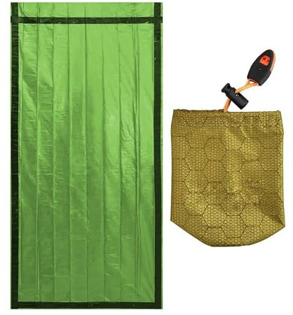 Generico Biwaksack, wasserdichter Überlebens-Schlafsack – Überlebens-Schlafsack | strapazierfähige, leichte und wasserdichte Thermo-Biwaktasche für Überlebenstasche