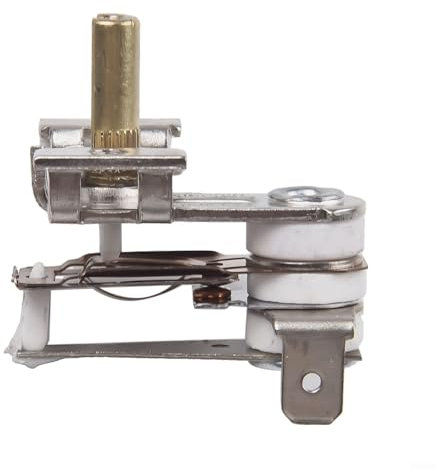 Termostato per forno, regolatore di temperatura, interruttore 10 A 16 A, parte di riparazione per forno elettrico, angolo di rotazione di 180 gradi, prestazioni stabili, facile installazione, metallo