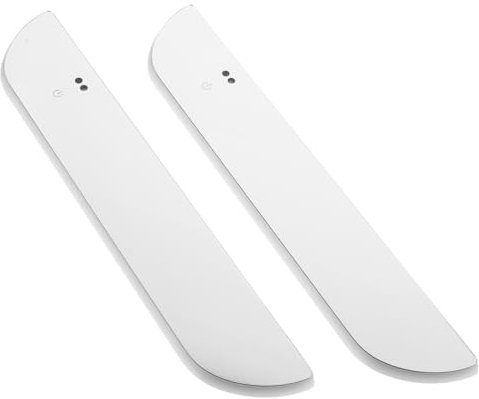 JECOMPRIS 2pcs Solar Led Car Door Sill Lights Easy Install Car Welcome Light Rear View Mirror Adhesive for Accessories and Exterior Lighting