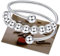 Anxiety Ring Silber 925 Stress Ring Damen Fidget Ring Damen,Stressring Silber Ringe 925 Frauen Angstring Silber Fidget Ring Spinner Ring Anxiety Ringe Verstellbar Ringe Für Frauen