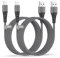 iPhone Ladekabel, Lightning Kabel [2Pack 3m] MFi Zertifiziert USB iPhone Kabel 3m Lang Schnellladekabel Nylon Ladekabel Lightning für IPhone 14 13 12 11 Pro Max/XS/X/8/7/6/5/SE/iPad