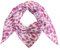 Leopard Dreieck Schal aus 100% Baumwolle Frühling Unisex Uni Fashion Stola Tuch Übergangszeit Italy Sommer Strickschal Strick Tuch Leo (Lila)
