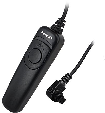 PHOLSY C8 (N3) Kamera Fernauslöser Kabel Auslöser für Canon | Kompatibel mit Canon EOS R5 10D 6DII 1DX-II 1DXIII 1DS-3 1D-C 1D-IV 1D-3 5D2 5D-3 5D-IV 5D 6D 7DII 50D RS-80N3