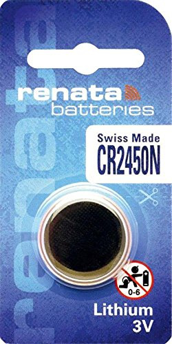 Batteria a bottone CR2450N al litio, 3 V, per orologi, torce, chiavi dell'auto, calcolatrici, fotocamere, ecc