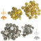 YuCool 60 St眉ck Schmetterlings-Kupplung mit blanko Stecknadeln, Stecknadeln, f眉r Bastelarbeiten und Schmuckherstellung, Silber-Gold