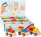 small foot Display Lokomotive zum Aufziehen aus Holz, 100% FSC Zertifiziert, fördert die Motorik, Art.-Nr. 11016