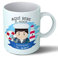 Planetacase - Taza Marinero - Regalo Original - Cerámica 330 mL - Taza Desayuno Apta para Microondas y Lavavajillas - Resistente a Lavados