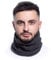 Karl Loven Damen Loop Schal Hals wärmer Herren Schnalle Winter Fleece Futter Unisex warme Hut Maske - Sport Ski Motorrad Fahrrad Snowboard Wandern Dunkelgrau