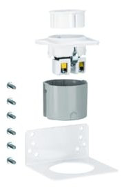 Hager Steckdose Schuko VZ00APZ mit Haltew, für APZ Steckdose Reiheneinbau 3250611004660