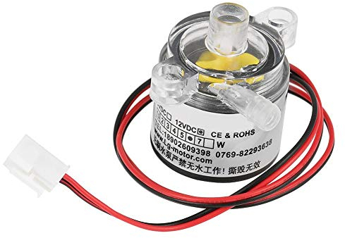 Mini Pompe à Eau 12V DC 6W Pompe Submersible sans Brosse à Economie d'Energie pour Aquarium, Fontaine, Petit Bassin à Poissons, Système Solaire