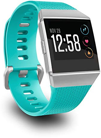 AIUNIT Kompatible Ionen-Bänder für Herren, Damen, Teenager, Kinder, groß, klein, Ersatz-Armband, Sport-Accessoire, mit Original-Design für Ionic Smart Watch, F-Teal, Small