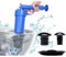 Toilet Plunger with 4 Suckers, High Pressure Air Drain Buster Pipes Blaster Sewer Drain Unblocker Toilet Clogged Dredger Tool for Kitchen, Bathroom, Sink, Bathtubs, Floor Drain