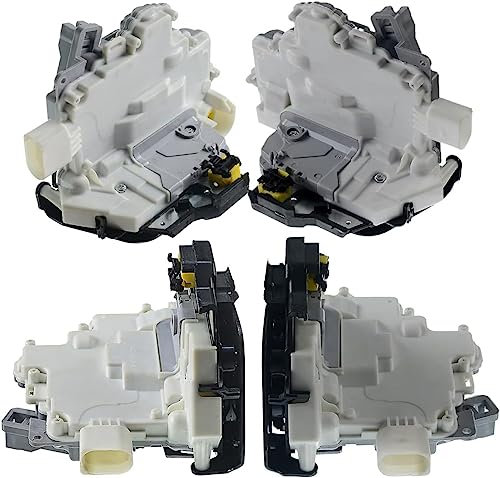Frankberg 4x Türschloss Stellmotor Vorne Hinten Kompatibel mit A3 2006-2013 A4 2002-2009 A6 2004-2009 A8 2002-2009 R8 2009 Exeo 2009-2013