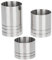 3 Pezzi Misurino Cocktail in Acciaio Inox, 25ml+35ml+50ml, Cocktail Jigger Cup Liquore Tazza di Misurazione Tazze Cilindriche Dritte, Dosatore Professionale per Attrezzatura Bar,