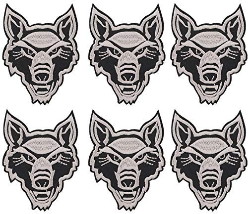 6 Aufbügeln Aufnäher, Wolf Cub Dekorative Aufnäher Stickaufnäher Kleidung Aufkleber(#1)
