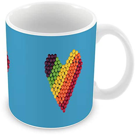 Fabulous Mug Céramique Tasse Petits Bonbons en Forme de Coeur Amour Friandises Miam