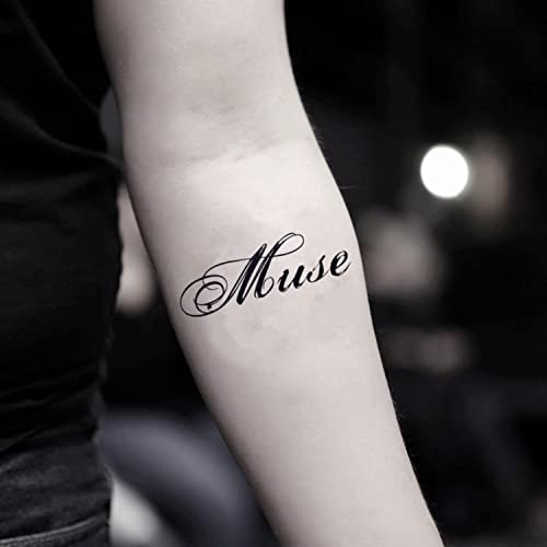 Muse Temporary Tattoo Sticker (Set of 2) - OhMyTat