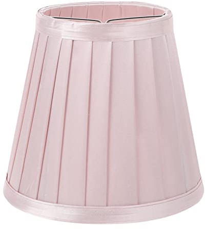 Lurrose Lampenschirme Stoff Textilschirm Kleiner Stoffschirm Ersatz Clip On 13cm Mini Lampenabdeckung für E27 Kronleuchter Tischlampe Stehlampe Kerze Deckenleuchte Wohnzimmer Deko
