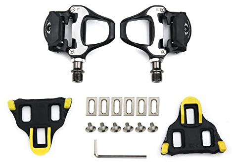 WIPP Fußpedal Förderung Radfahren Rennrad Fahrrad Selbsthemdende Pedale Kompatibel mit Shim-Ano SPD SL Road Bike Clipess Pedals Bike Bicycleaccessoires Motorradpedale, Bremspedale, Beschleunigerpedal