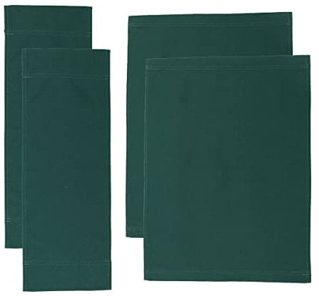 TBACW 2 Set (4 Stück) Regiestuhl-Ersatzbezüge für Regisseurstühle, Filmstuhl, Ersatz-Leinen-Sitz und Rückenlehne, Oxford-Stoffbezug für Heimleitungsstuhl, schwarz, große Größe (grün)