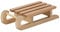 Sharplace Weihnachten Puppenhaus Dekoration Holzschlitten Lernspielzeug 1/12 DIY für Möbel Dekoration Zubehör Mädchen Kinder Kinder