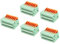 sourcing map PCB Spring Terminal Block Connector KF141V 150V 2A 2.54mm 8 Pin for PCB Board Electronics Computers Pack of 5