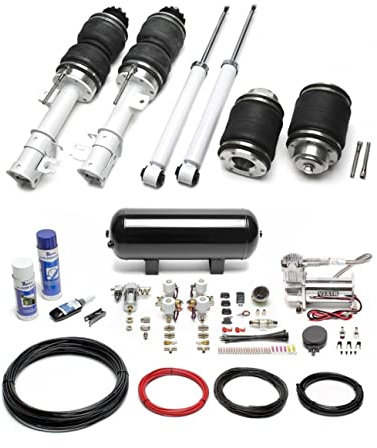TA Technix Kit de suspension d'air avec avis Air-Ride avec kit compresseur pour type 955 199 S-D LFOP08-LFKIT1S / LFOP08-LFKIT1 (noir)