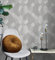 GAULAN 681284 - Tapete, Abwaschbar. Geometrische Tapete mit hexagonalem Panel und tropischen Blättern für Wohnzimmer Schlafzimmer Flur Esszimmer Bettkopfteil - Rolle 10 m x 0,53 m