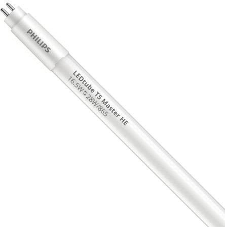Philips LED Röhre T5 MASTER (Mains AC) High Efficiency 16.5W 2500lm - 865 Tageslichtweiß | 115cm - Ersatz für 28W