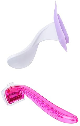 minkissy Frauen Rasiererset Bikini Haarentferner Mini Trimmer Hautschonend Sicher Scharf Flexibel Form Reisegeeignet Langlebig Bpa-frei