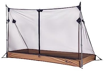 OneTigris Mesh Zelt mit 3000 mm wasserdicht Bodenplane Ultraleicht 1 Person Zelt für Camping, Rucksacktour, Wandern, Reisen, Angeln
