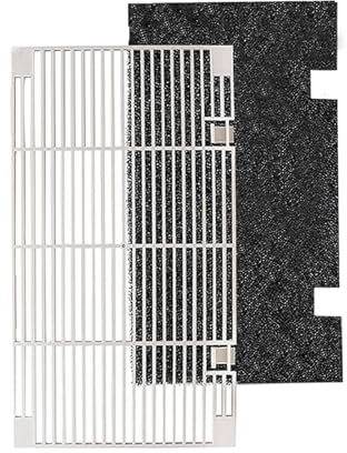 RV A/C Ducted Air Grille for Dometic 3104928.019 with 2 Filters, Duo-Therm Replace Air Conditioner Vent cover, 14.1 x 7.7 Polar White