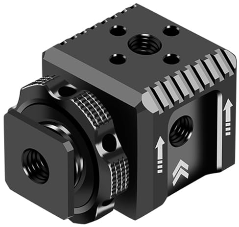 Dreifach-Blitzschuh-Halterung, 1/4 Zoll Schraubenadapter, Erweiterung, Mikrofon, Füllhalterung, drei Köpfe für LED-Fülllicht-Mikrofon, vielseitige Erweiterung