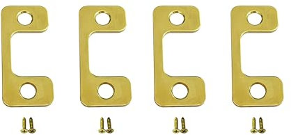 QCAA Solid Brass Surface Bolt, 3, Satin Nickel, 2116 Pack, Made in Taiwan