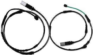 Verschleißsensor Für BMW F10 F11 F12 F13 528I 535I 550I 640I Bremsinduktionsdraht Vorne + Hinten Bremsbelagsensor 34356791958 + 34356791962 Bremse Belag Verschleiß Sensor