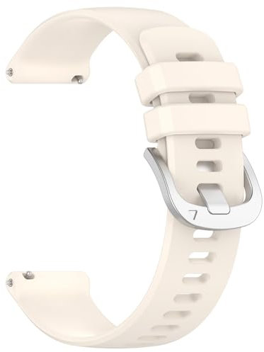 Sport Armbänder Kompatible mit Garmin Forerunner 55 Armband für Damen Herren,Weiche Silikon Band Ersatz Armband für Garmin Forerunner 55 Ersatzarmband, Beige