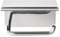 blomus Toilettenpapierhalter -MODO- | Klopapierhalter Farbe Edelstahl Poliert | 13,5L x 14,5B x 9,5H cm | Klorollenhalter aus poliertem Edelstahl | Halterung mit Ablage