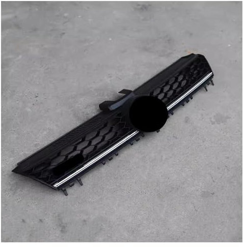 Frontale Racing Griglie Griglia Anteriore Griglia Radiatore Rete Per Vw Per Golf 7 2014-2015 2016 2017 2018 Modificato Per GTI Stile Maschera Body Kit Accessori Auto Griglia Renale(Bianco)