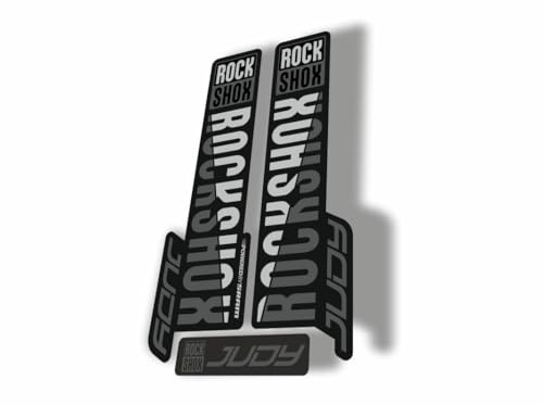 Autocollant de rechange pour fourche Rock Shox Judy série 2018, gris (mat)