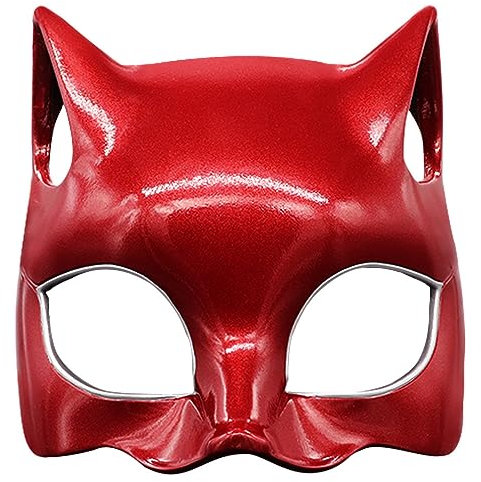 MOHDHAF -P5 Geek Costume Persona Máscara de Látex Horror Headwear para Halloween, Carnaval Costume Party Props