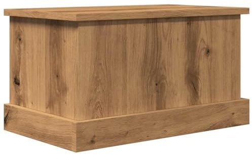 vidaXL Storage Box Toy Chest Blanket Chest - Artisan Oak Engineered Wood - 30 x 50 x 28 cm - Versatile Living Room/Bedroom Storage