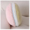 KUKUShining Macaron Plüsch Kissen, Weiches Rückenpolster Kissen Mit Mikroperlen Dekokissen Runde Sitzkissen Heimdekoration for Sofa(Pink,40cm/15.7in)