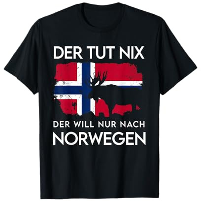 Norwegen Geschenk Norwege Norway Norge Nordkap Oslo T-Shirt