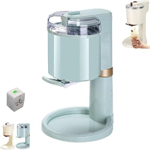 Sorbetière Italienne, Sorbetière Italienne 1L, Préparation Rapide En 10 Minutes, pour La Maison, Les Bars Et Les Cafés,A