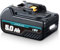 Batteria sostitutiva da 5,0 Ah 18 V compatibile con Makita batteria da 18 V con luci a LED anteriori e posteriori BL1850B BL1850 BL1840B BL1830