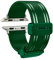 Correa de reloj de alta calidad (TPU + acero inoxidable) compatible con Apple Watch Series 1/2/3/4/5/6/7/8/9/10 Gps (verde, 42/44/45/46/49 mm)