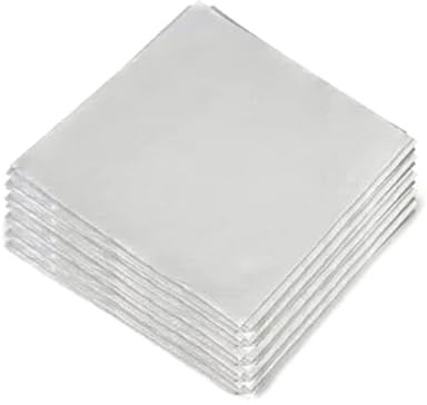 YUGSHNKFC 100 pièces lingettes sans poussière Chiffons en Microfibre adaptés appareils Mobiles équipement Optique écrans de téléphone Transparents et Entretien des lentilles de Nettoyage des