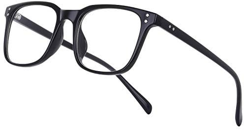 Occffy Blaulichtfilter Brille Herren Brille Ohne Sehstärke Damen Blue Light Glasses Computerbrille UV Gaming Brillen Augenbelastung Reduzieren Oc092