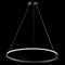 Kreis LED Pendelleuchte Modern Metall Acryl Aufgehängt Kronleuchter Verstellbar Insel Hängelampe Für Wohnzimmer Küche Schlafzimmer,Black+Stepless Dimming-20cm 13W